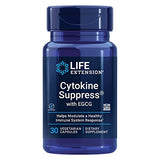 Life Extension Cytokine Suppress with EGCG - Inflammation Management Supplement - For Immune System Response - Non-GMO, Gluten-Free - 30 Vegetarian Capsules