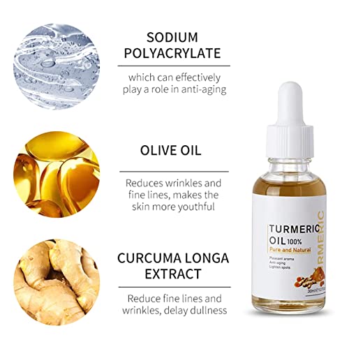 𝟐𝟎𝟐𝟒 𝐔𝐩𝐠𝐫𝐚𝐝𝐞𝐝 New Turmeric Dark Spot Corrector Serum, Turmeric Repair Face Serum, Bright Skin Dark Spot Corrector Face, Hydrate Dull & Dry Skin (2PCS*30ML).