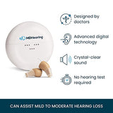 MDHearingAid NEO Hearing Aids for Seniors, Rechargeable In-The-Ear Design, All-Day Comfort, Virtually Invisible, Crystal-Clear Sound by MDHearing, Fits with Glasses …