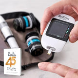 ReliOn Platinum Wireless Blood Glucose Monitoring System: Bluetooth-Enabled, Quick Results, with "Lual's 45: Diabetes Decoded" Guide & Complete Kit