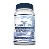 ConstiClear - #1 100% Natural Constipation Relief Supplement - Treats The Underlying Causes of Constipation & Supports Healthy Gut Flora for Long-Term Prevention - 100% Money Back - 1 Bottle Supply