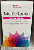 GNC Women's Ultra Mega Multivitamin | Supports Overall Health and Wellness in Women | Clinically Proven to Make You Feel Better | Timed-Release | 90 Count