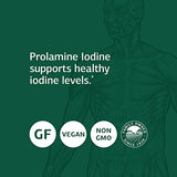Standard Process Prolamine Iodine - Thyroid Support with Prolamine Iodine, Calcium Lactate, Iodine, Calcium, and Magnesium Citrate - 90 Tablets