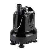 hygger 660 GPH Quick Water Change Aquarium Pump Submersible Fountain Water Pump Fish Tank Pond Drain Transfer Pump with 2 Adaptors Black