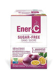 Ener-C Sugar Free Passion Fruit Multivitamin Drink Mix, 1000mg Vitamin C, Non-GMO, Vegan, Real Fruit Juice Powders, Natural Immunity Support, Electrolytes, Gluten Free, 1-Pack of 30