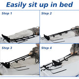 KkaFFe Bed Ladder Assist, Bed Ladder Straps with Handles, 6 Handle Bed Ladder Straps, Multi Handle Pregnant Awakening Aids, Pull Up Assist Device for Elderly Patient Safety and Stability