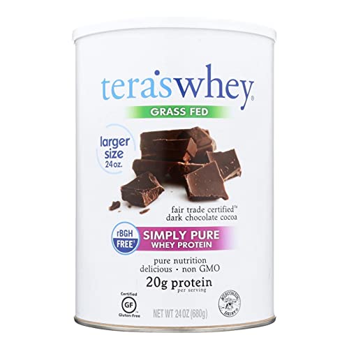 Simply tera's Pure whey Protein Powder, Family Size Dark Chocolate Flavor