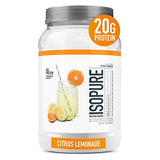 Isopure Protein Powder, Clear Whey Isolate Protein, Post Workout Recovery Drink Mix, Gluten Free with Zero Added Sugar, Infusions- Citrus Lemonade, 36 Servings,2.4 pounds