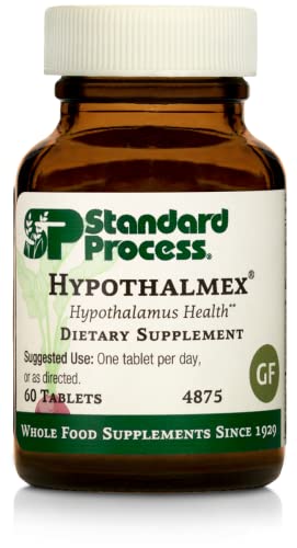 Standard Process Hypothalmex - Whole Food Brain Support and Brain Health with Magnesium Citrate and Calcium - 60 Tablets