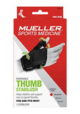 Med Spec ASO Ankle Stabilizer, Black, Small & Mueller Sports Medicine Adjust-to-Fit Thumb Stabilizer, For Men and Women, Black, One Size Fits Most, arthritis