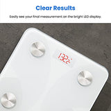 Etekcity Scale for Body Weight, Smart Digital Bathroom Weighing Scales with Body Fat and Water Weight for People, Bluetooth BMI Electronic Body Analyzer Machine, 400lb