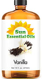 Sun Essential Oils 16oz - Vanilla Essential Oil - 16 Fluid Ounces