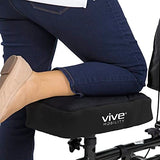 Vive Mobility Knee Scooter Pad Cover - Accessories Cushion Cover for Comfort (Memory Foam) - for Broken Leg Crutch Cart Roller, Injuries, Surgery, Broken Foot, Ankle Injury, Replacement, Universal