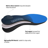 Inserts Relieve Flat Feet Plantar FasciitisInsoles Arch Supports, Foot Pain Mens 4-4 1/2 | Womens 6-6 1/2