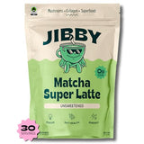 Matcha Super Latte - Ceremonial Grade Green Tea Organic Matcha Powder, Collagen, MCT Oil, Superfood Mushrooms, Matcha Latte Collagen Powder, Detox Mushroom Matcha Powder (Unsweetened, 30 Servings)