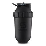 SHAKESPHERE Tumbler: Protein Shaker Bottle and Smoothie Cup, 24 oz - Bladeless Blender Cup Purees Raw Fruit with No Blending Ball - Drink Powder Mix Shake Mixer for Pre Workout, Gym (Matte Black)