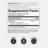Ultra High Potency Third-Party Tested Trans Resveratrol 1000mg - 98% Pure, Highly Purified and Bioavailable - Resveratrol Polygonum Root Extract - 60 Capsules