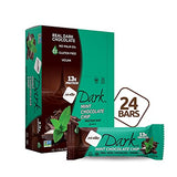 NuGo Dark Mint Chocolate Chip, 13g Vegan Protein, 200 Calorie, Gluten Free, 24 Count