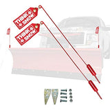 2PK Snow Plow Blade Guide Markers Flags for Western 59700 1308210 410007 SNP7900