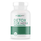 FoxyFit Detox for Her 30 Day Detox Cleanse Formula That Supports Healthy Digestion Function, Promotes Detoxification, & Balances from Within*