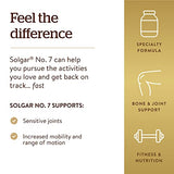 Solgar No. 7 - Joint Support and Comfort - 60 Vegetarian Capsules - Increased Mobility & Flexibility - Gluten-Free, Dairy-Free, Non-GMO - 60 Servings