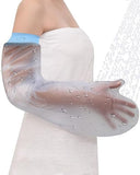 CureSquad Cast Covers for Shower Arm, Waterproof Cast Cover Arm Adult, Soft Comfortable Cast Protector for Shower Arm, Reusable Elastic Cast Bag for Bandage, Wound Care Supplies, After Surgery Gifts