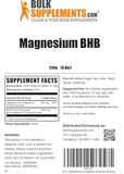 BulkSupplements.com Magnesium BHB Powder - Beta-HydroxyButyrate Powder, BHB Supplement - BHB Salts, Electrolytes Supplement, Pack of 1 - Pure & Unflavored, 1500mg per Serving, 250g (8.8 oz)