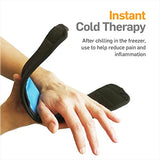 NatraCure Cold Therapy Wrap (Regular) with 14" Strap - 2 Pack - Small Reusable Gel Ice Pack Compress for Injuries and Pain Relief, Hand, Arch of Foot, Wrist, Elbow, Arthritis, Neuropathy - 715 CAT2PK