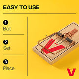 Victor Traditional Wooden Mouse Trap - 12 Pack