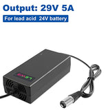 New 24V 5A Battery Charger for Electric Bike, Wheelchair, Mobility EA1065, S150 180 X-CEL, Jazzy 1107,1121, 1121 HD, 614, 614 HD Smart Automatic with 3-Pin Male XLR Connector