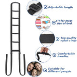 KkaFFe Bed Ladder Assist, Bed Ladder Straps with Handles, 6 Handle Bed Ladder Straps, Multi Handle Pregnant Awakening Aids, Pull Up Assist Device for Elderly Patient Safety and Stability