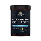 Ancient Nutrition Collagen Powder, Bone Broth Collagen, Vanilla, Hydrolyzed Multi Collagen Peptides, Supports Skin and Nails, Joint Supplement, 30 Servings, 18.3oz