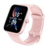 Amazfit Bip 3 Pro Smart Watch for Android iPhone & Bip 3 Pro Smart Watch for Women, 4 Satellite Positioning Systems, 1.69" Color Display, 14-Day Battery Life, 60+ Sports Modes, Water-Resistant(Pink)