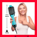 REVLON One-Step Volumizer Original 1.0 Hair Dryer and Hot Air Brush, Mint