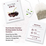 NUTRAURIC - Uric Acid Cleanse and Kidney Support – Kidney Cleanse Tea – Includes Cherry, Nettle & Turmeric - 60 Enveloped Tea Bags - by Nutra Tea - Herbal Tea - (3 Pack)