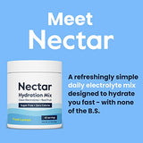 Nectar Sugar Free Electrolytes Powder - Organic Fruit No Sugar or Calories - Hydration Powder for Dehydration & Hangover Relief and Rapid Rehydration - Keto and Paleo (Orange 40 Serving Tub)