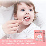 102PCS Baby Tongue Cleaner,Baby Oral Cleaner Newborn Baby Toothbrush,Disposable Infant Toothbrush Clean Baby Mouth,Gauze Gum Cleaner Stick Dental Care for 0-36 Month Baby+1 Finger Toothbrush with Case