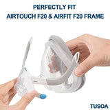 TUSOA 2Pack Foam Cushion(L) for F20 Cover Nose and Mouth Cost Effective for Long Lasting Use-Large