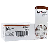 Rayovac Mercury Free Xcell Size 312 Hearing Aid Batteries (60 Batteries) + Keychain