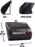 ASPECTEK Predator Eye PRO 4600sq ft Coverage w/Kick Stand Solar Powered Predator Light Deterrent Light Night Time Animal Control - 2 Pack