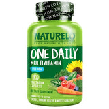 NATURELO One Daily Multivitamin for Men - with Vitamins & Minerals + Organic Whole Foods - Supplement to Boost Energy, General Health - Non-GMO - 180 Capsules