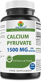 Brieofood Calcium Pyruvate 1500mg per Serving - 240 Vegetarian Capsules
