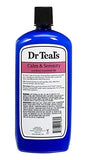 Bundle of Dr Teals Calm & Serenity with Rose Essential Oil (Made with Milk Protein): Pure Epsom Salt Soaking Solution 3 LBS & Foaming Bath 34 FL OZ