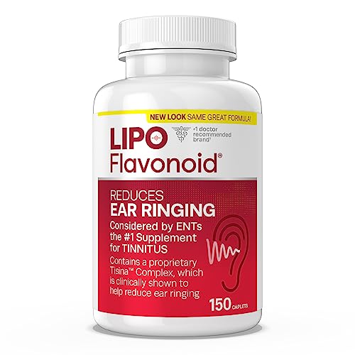 LipoFlavonoid Plus, Tinnitus Relief for Ringing Ears, OTC Flavonoid E