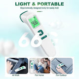 GoodBaby Non-Contact Thermometer for Adults and Kids,Digital Forehead Thermometer with Fever Alarm,Silent Mode and 35-Set Memory,Forehead/Object 2 in 1 Mode-Basal Thermometer,Green (FC-IR202-Green)