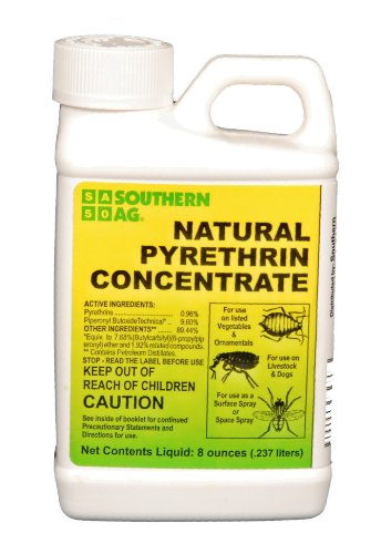 Southern Ag 10401 Natural Pyrethrin Concentrate, 8oz, Brown/A