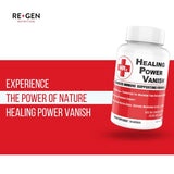 Re+Gen Nutrition Herp Rescue Healing Power Vanish HPV, Immune Support for Women, Mushroom Supplement, Made with Pure Shiitake Mushrooms Extract, Includes Beta Glucan & Red Marine Algae, 60 Capsules