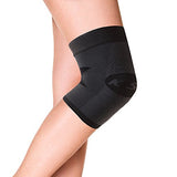 OrthoSleeve Orthopedic Brace for Tendinitis, Arthritis, ACL, MCL, Injury Recovery, Meniscus Tear, knee pain, aching knees, patellar tendonitis and arthritis (Large, Black, Single)