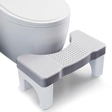 Premium Toilet Stool Squat for Adults, Original Non-Slip Squatting Poop Stool, Ergonomic Bathroom Pooping Stool, Sturdy Potty Stool, Healthy Gift for Seniors and Kids, 7 Inch