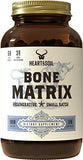 HEART & SOIL Grass Fed Bone Matrix — Supports Bone and Joint Health, Strength, and Flexibility (180 Capsules)